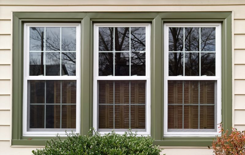 Newly Installed Double-Hung Windows
